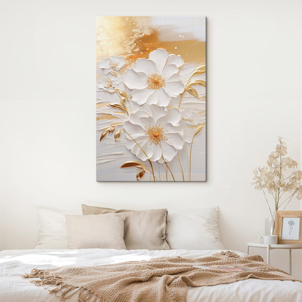 Delicate blooms in soft shades