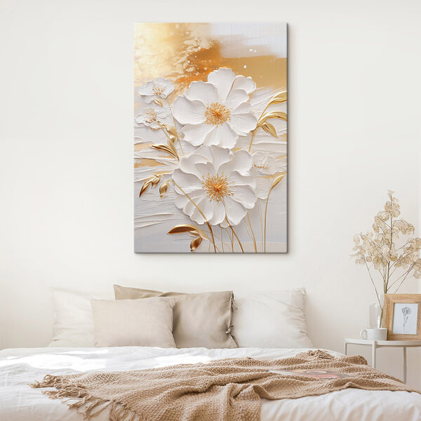 Tablouri Tablouri Flori delicate în nuanțe delicate (SKU: s47415)