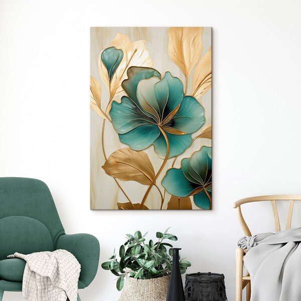 Tablouri Tablouri O floră elegantă, cu nuanțe vii (SKU: s47419)