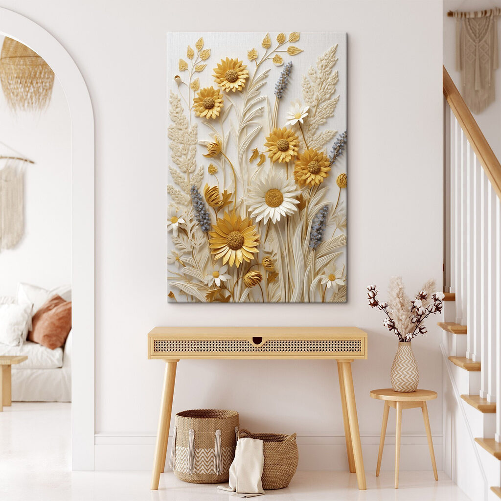 Elegant floral arrangement in soft shades
