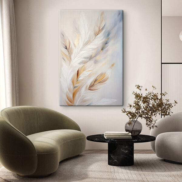 Soft feathers in warm hues blending Soft feathers in warm hues blending