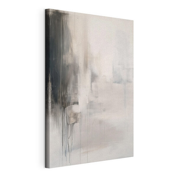 Tablouri Tablouri Pictură abstractă în alb și negru (SKU: s47458)