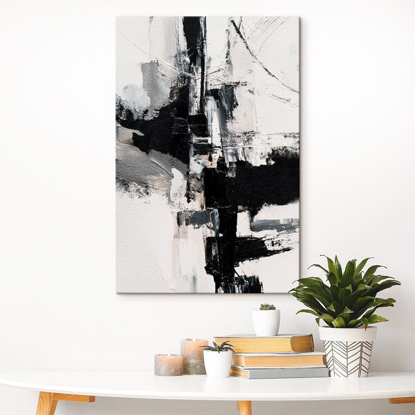 Black and white painting Black and white painting