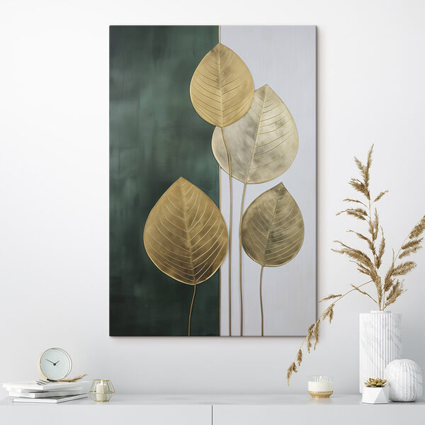 Elegant leaves in harmonious colors Elegant leaves in harmonious colors