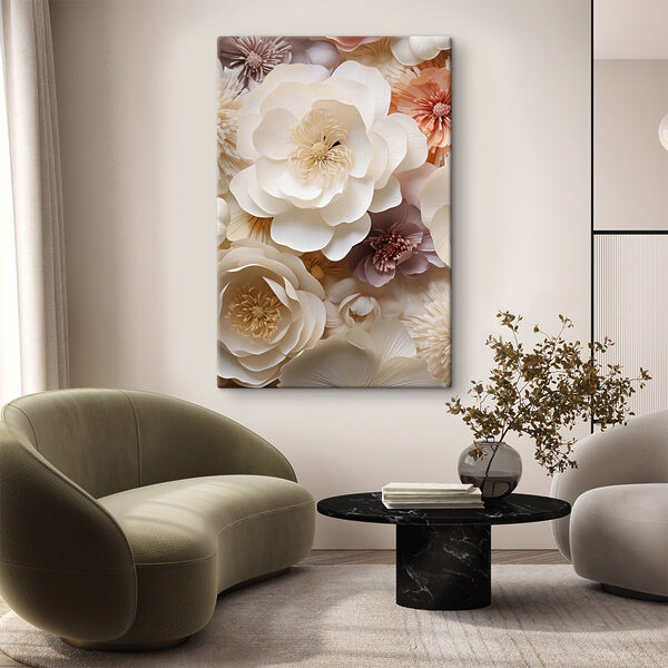 Group of paper flowers