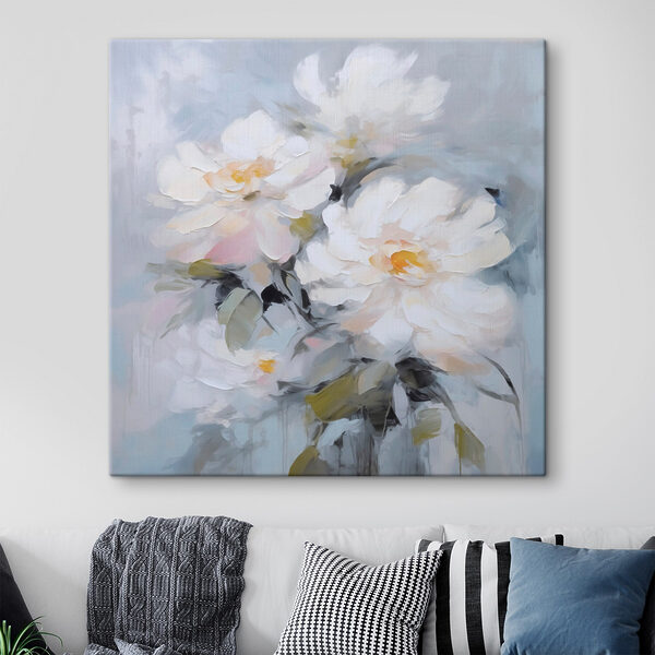 Tablouri Tablouri Tablou cu flori albe (SKU: s48047)
