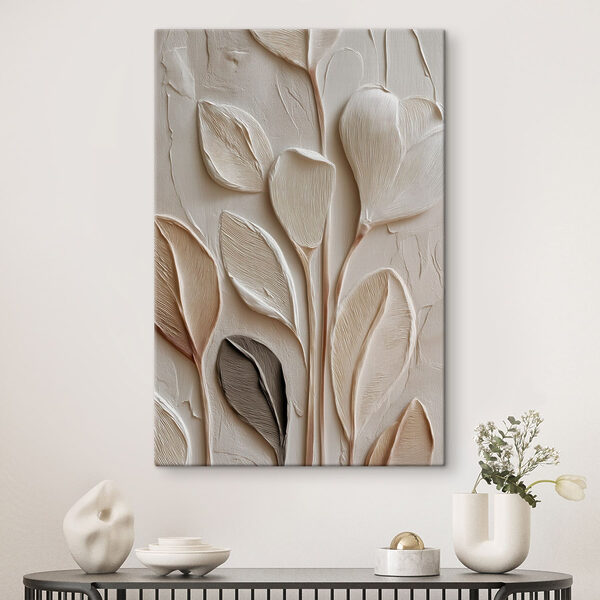 Tablouri Eleganță naturală redată printr-o formă texturată (SKU: s48124) Tablouri Tablouri Eleganță naturală redată printr-o formă texturată (SKU: s48124)