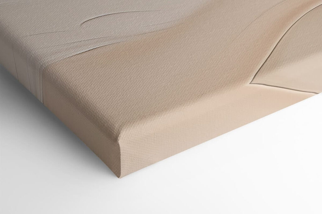 White and tan wavy lines