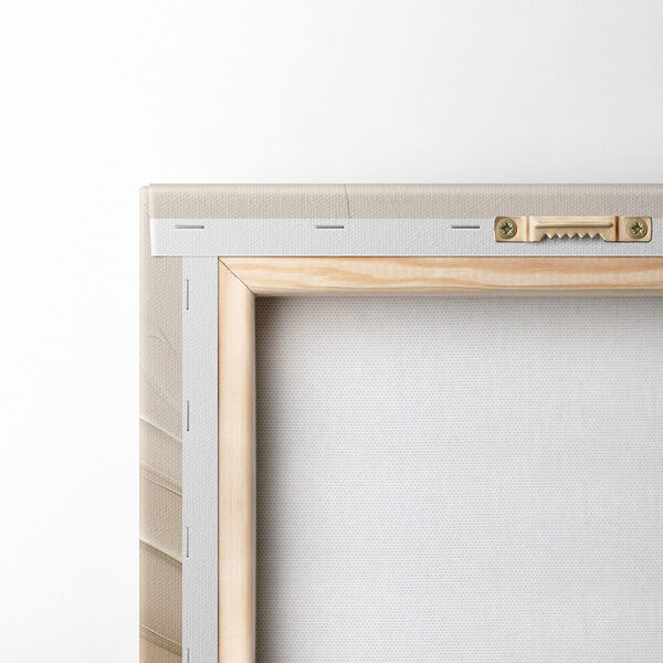 White and tan wavy lines