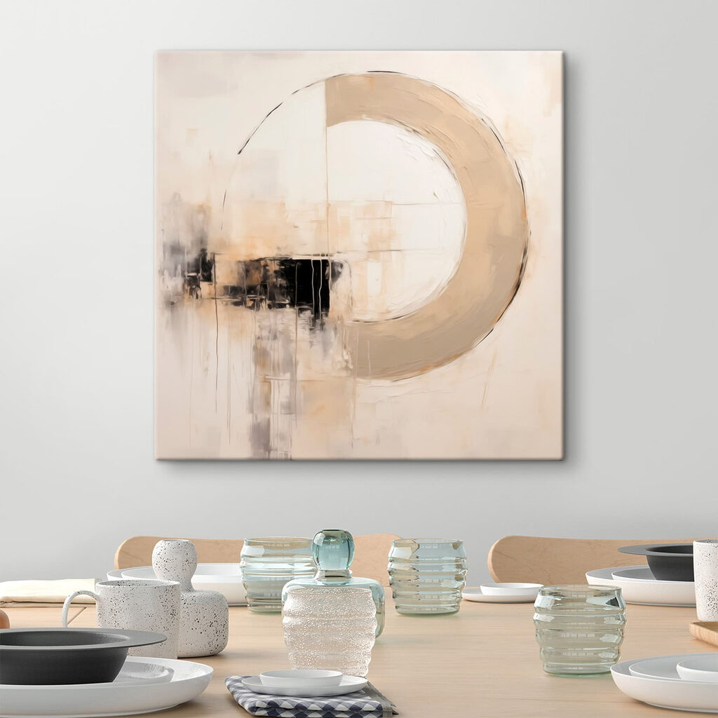 Painting of a circle Painting of a circle