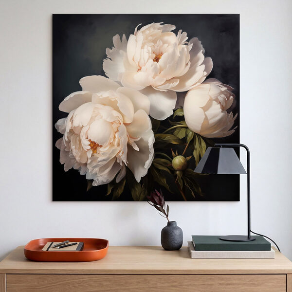 Tablouri Tablouri Flori delicate în nuanțe delicate (SKU: s48101)
