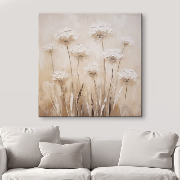 Tablouri Tablouri Pictură cu flori pe un perete (SKU: s48155)