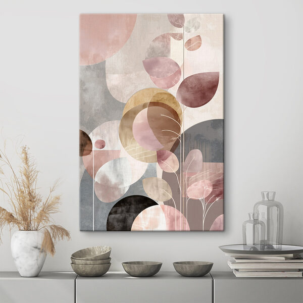 Tablouri Nuanțe delicate într-un design modern (SKU: s47976) Tablouri Tablouri Nuanțe delicate într-un design modern (SKU: s47976)