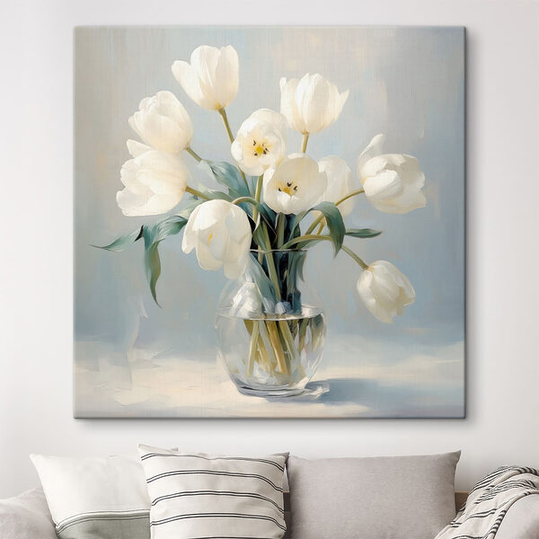 Tablouri Vază cu flori albe (SKU: s48297) Tablouri Tablouri Vază cu flori albe (SKU: s48297)