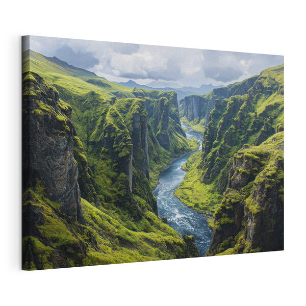 Tablouri Râu care curge printr-o vale (SKU: s49662) Tablouri Tablouri Râu care curge printr-o vale (SKU: s49662)