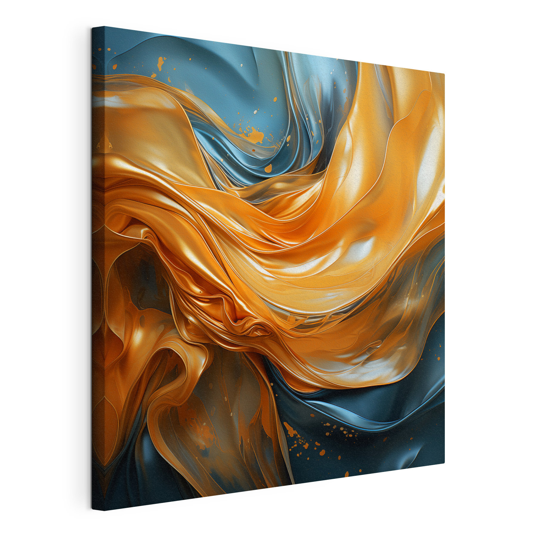 Flowing waves of vibrant colors Flowing waves of vibrant colors