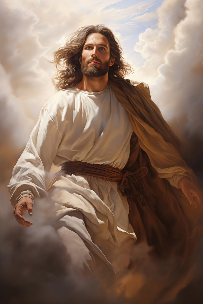 Painting of a man in a robe
