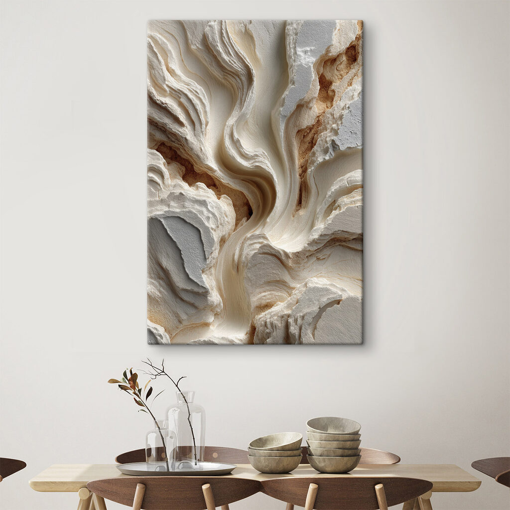 Flowing patterns in soft hues