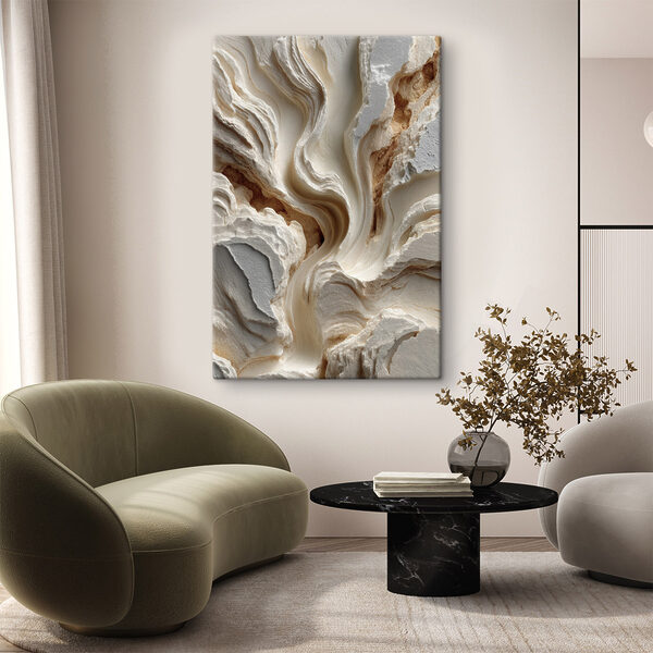 Flowing patterns in soft hues