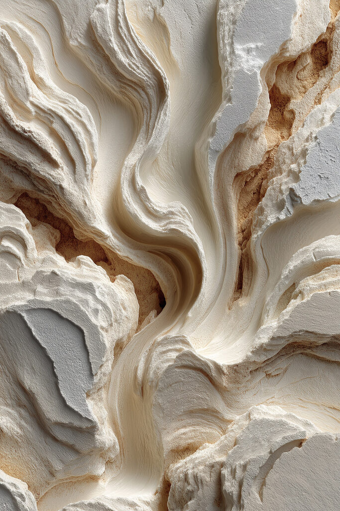 Flowing patterns in soft hues