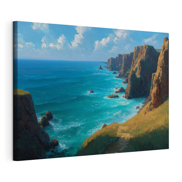 Tablouri Stânci abrupte lângă ocean (SKU: s49639) Tablouri Tablouri Stânci abrupte lângă ocean (SKU: s49639)