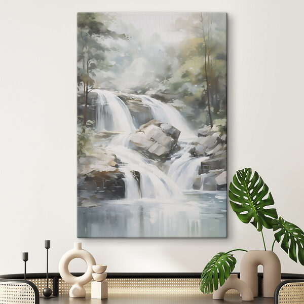 Waterfall in a forest