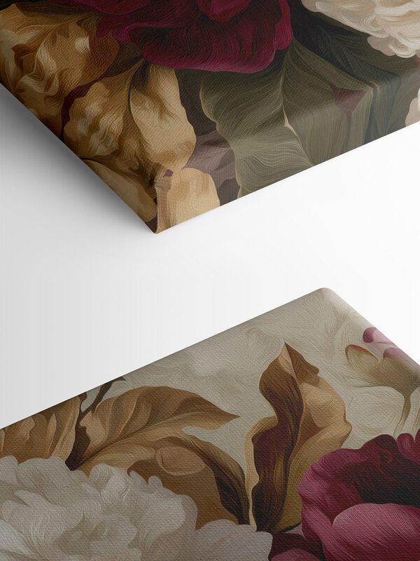 - Vibrant blooms in soft hues