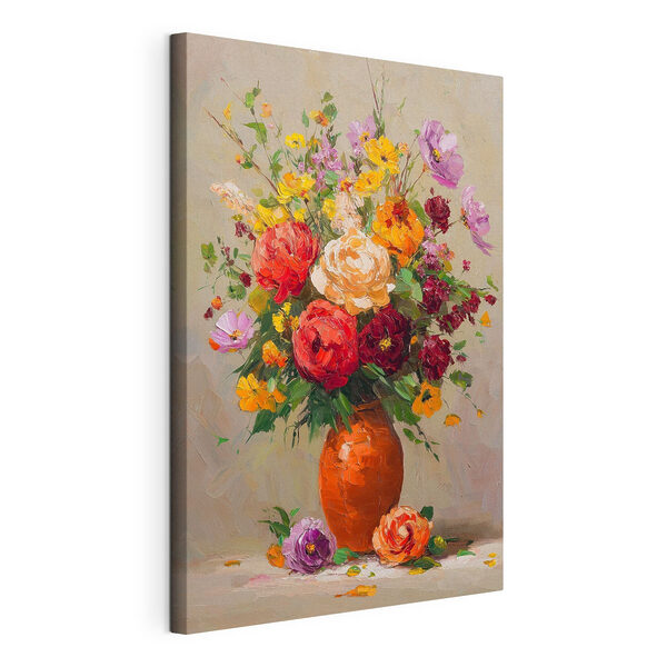 Tablouri Tablou cu flori într-o vază (SKU: s49527) Tablouri Tablouri Tablou cu flori într-o vază (SKU: s49527)
