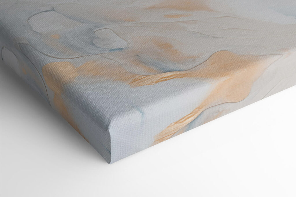 Abstract waves in calming colors