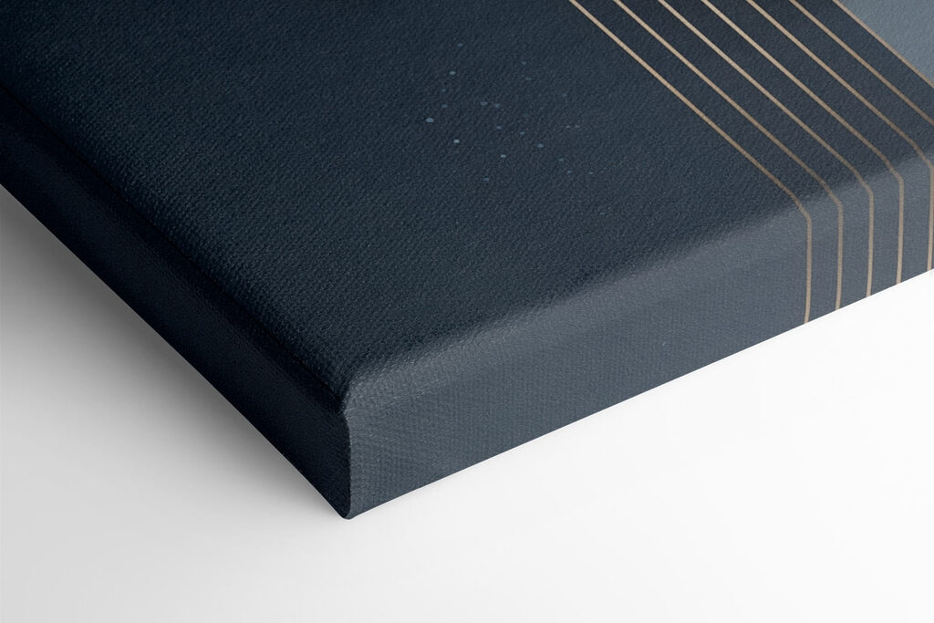 Art piece of paper with circles and lines