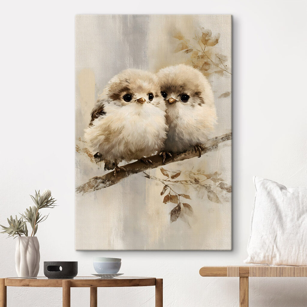 Two birds on a branch Two birds on a branch