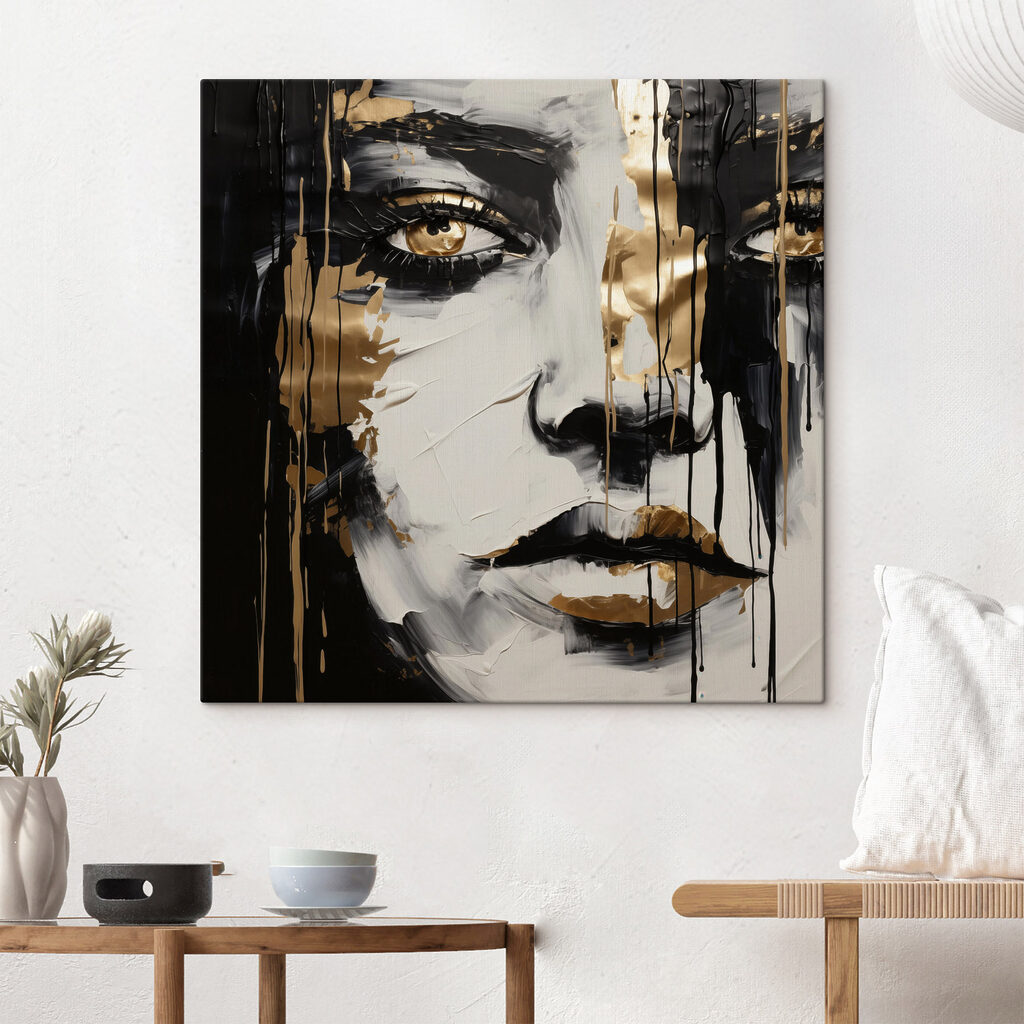 Emotive portrait in contrasting colors Emotive portrait in contrasting colors