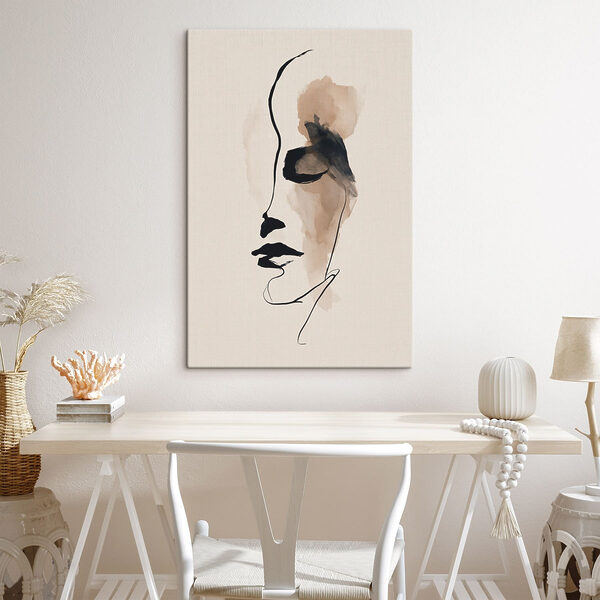 Tablouri Desenul chipului unei femei (SKU: s49347) Tablouri Tablouri Desenul chipului unei femei (SKU: s49347)