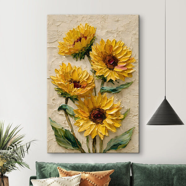 Tablouri Tablou cu flori galbene (SKU: s49232) Tablouri Tablouri Tablou cu flori galbene (SKU: s49232)
