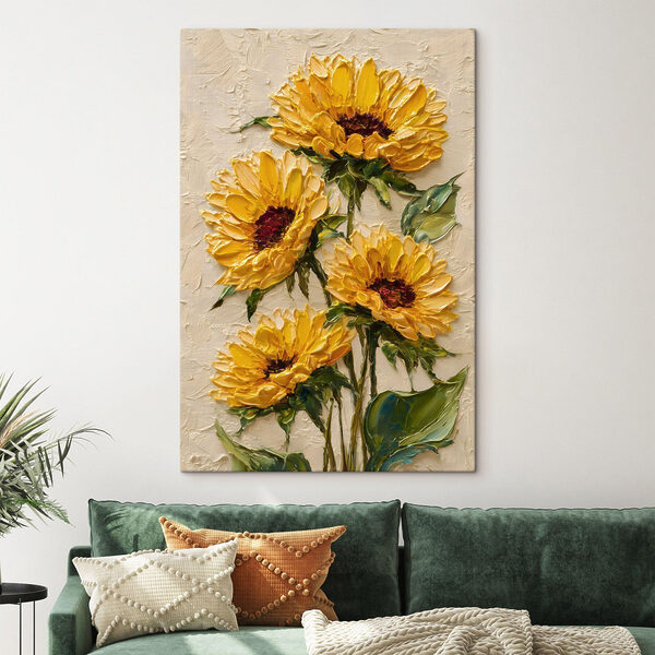 Tablouri Tablou cu flori galbene (SKU: s49231) Tablouri Tablouri Tablou cu flori galbene (SKU: s49231)