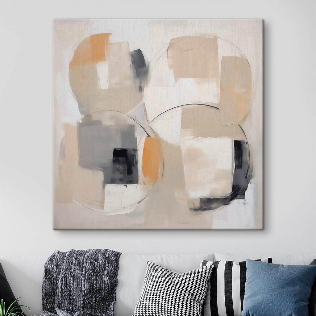 Painting of circles and circles