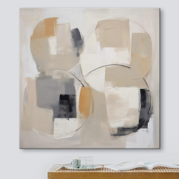 Painting of circles and circles