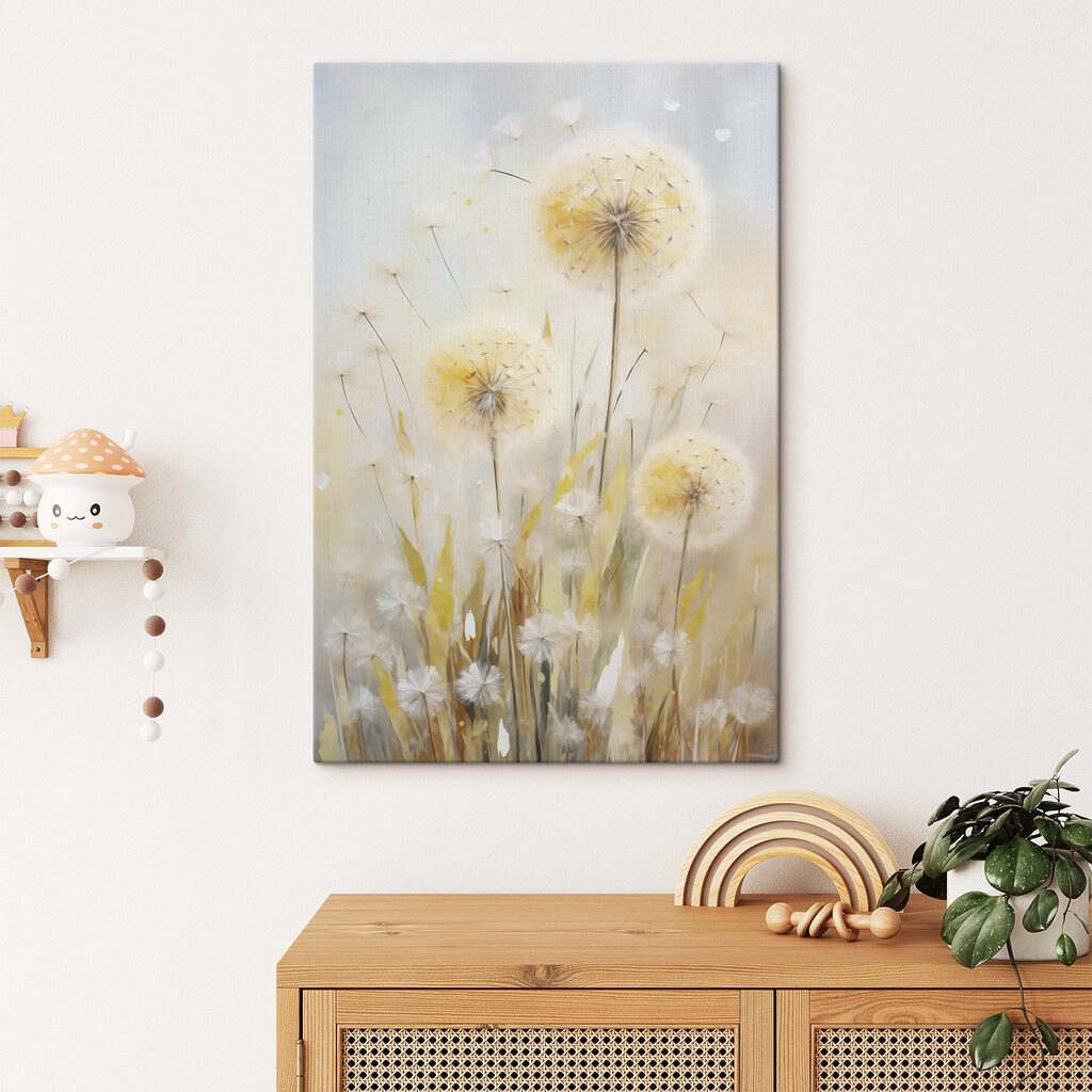Soft blooms dancing in gentle breeze Soft blooms dancing in gentle breeze