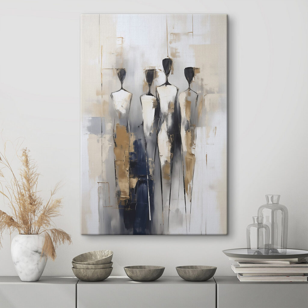 Painting of a group of people