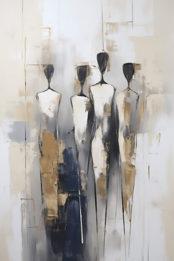 Painting of a group of people