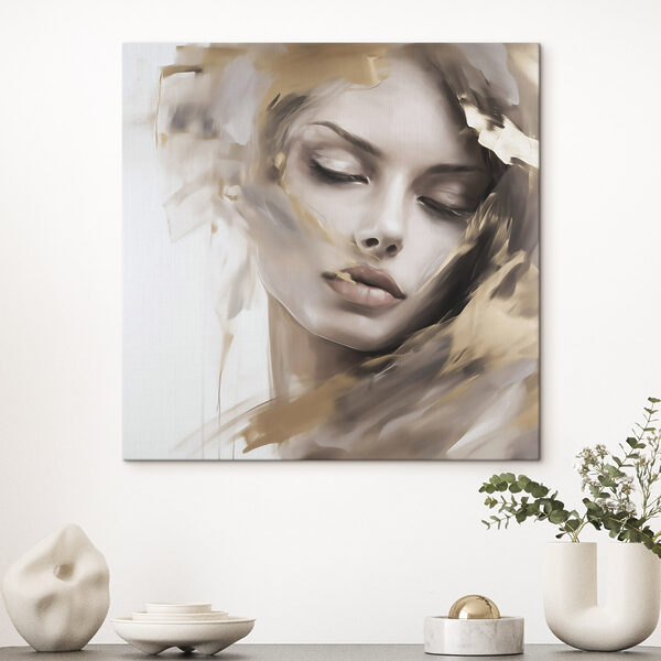 Tablouri O frumusețe eterică redată în nuanțe delicate (SKU: s49131) Tablouri Tablouri O frumusețe eterică redată în nuanțe delicate (SKU: s49131)