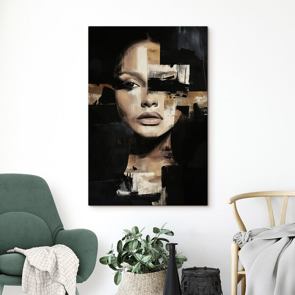 Tablouri Tablouri Tablou reprezentând chipul unei femei (SKU: s49283)