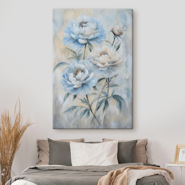 Tablouri Tablouri Pictură cu flori pe un perete (SKU: s49278)