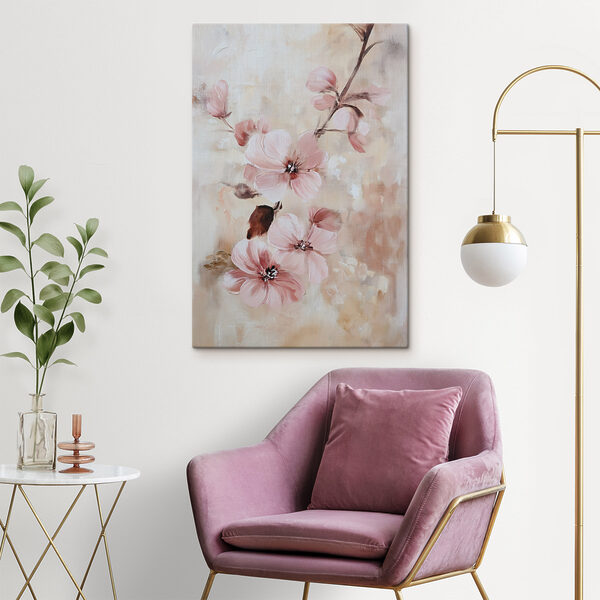 Tablouri Tablouri Tablou cu flori pe o ramură (SKU: s49277)