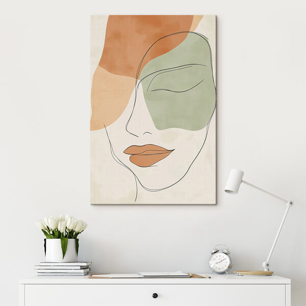 Tablouri Desenul chipului unei femei (SKU: s49266) Tablouri Tablouri Desenul chipului unei femei (SKU: s49266)