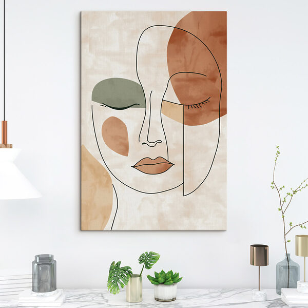 Tablouri Desenul chipului unei femei (SKU: s49265) Tablouri Tablouri Desenul chipului unei femei (SKU: s49265)