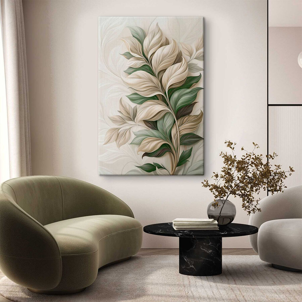 Elegant foliage in soft hues