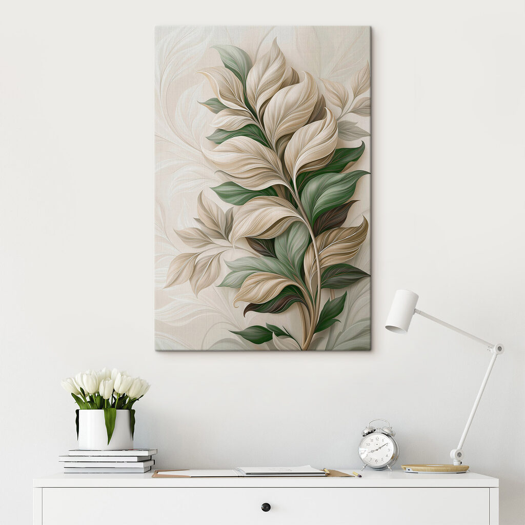 Elegant foliage in soft hues
