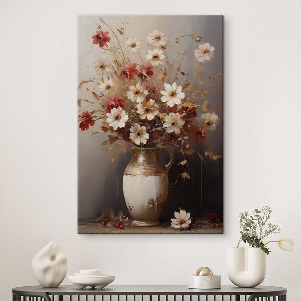 Tablouri Tablou cu flori într-o vază (SKU: s49161) Tablouri Tablouri Tablou cu flori într-o vază (SKU: s49161)