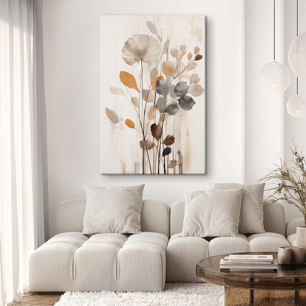Tablouri Pictură cu frunze și ramuri (SKU: s49148) Tablouri Tablouri Pictură cu frunze și ramuri (SKU: s49148)